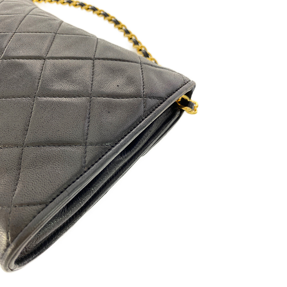 CHANEL Coco Envelope Flap Chain Shoulder Bag Black x - Picture 5 of 10